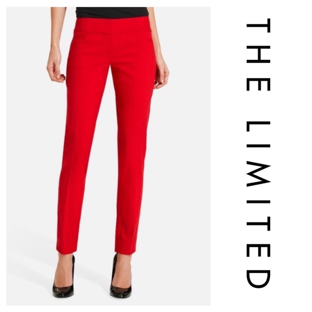 The Limited Exact Stretch Red Pants Size 8
